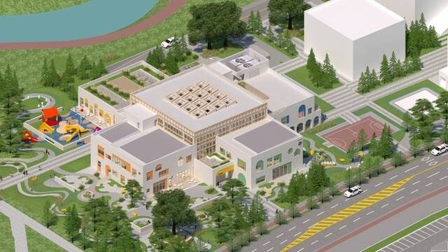 의정부시 고산동 아이돌봄시설 클러스터 조감도. 의정부시 제공