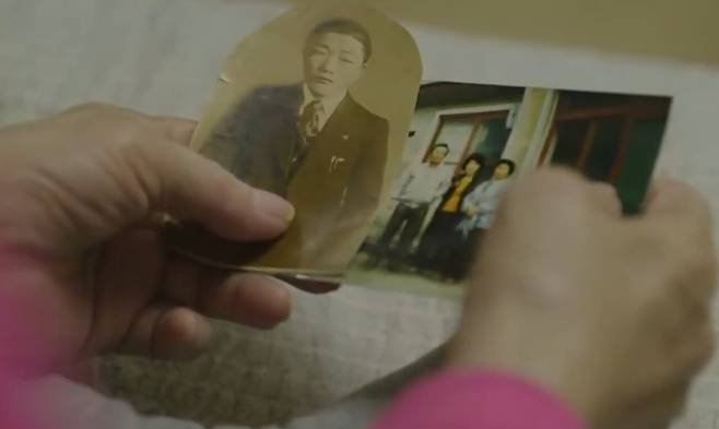 3일 오전 제주4.3평화공원에서 봉행된 제주4.3희생자추념식에서 70여년만에 가족관계가 정정된 고계순 할머니의 사연 영상 갈무리. ⓒ제주의소리