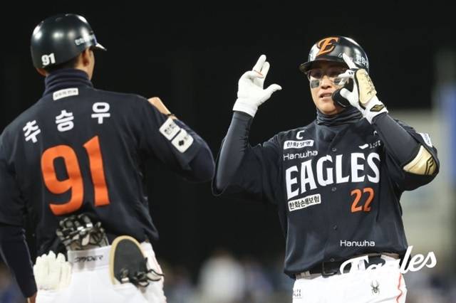 최근 나쁘지 않은 타격감을 선보이고 있는 채은성. 사진=한화 제공