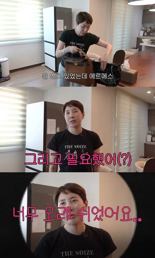 사진=서인영이 소유했던 명품 대부분을 처분했다고 밝혔다./유튜브 채널 '개과천선 서인영'