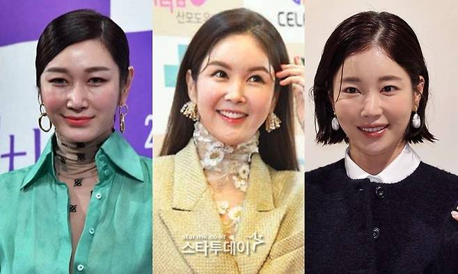 변정수, 장영란, 기은세. 사진| 스타투데이 DB