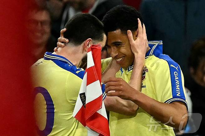 FA컵 준결승에서 아스널을 꺾은 사우샘프턴. ⓒ AFP=뉴스1