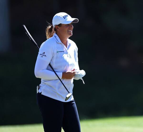 김효주, 윤이나, 황유민, 고진영, 이미향, 김아림, 최혜진 프로와 함께 2026년 미국여자프로골프(LPGA) 투어와 유럽여자프로골프투어(LET) 공동 주관의 아람코 챔피언십에 출전한 로런 코글린(미국). 사진제공=LPGA_Getty Images (사진을 무단으로 사용하지 마십시오.)