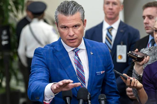 피트 헤그세스 미 국방부(전쟁부) 장관 /사진=연합뉴스