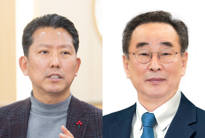 ▲ 국민의힘 김장호 구미시장(왼쪽), 더불어민주당 장세용 전 시장