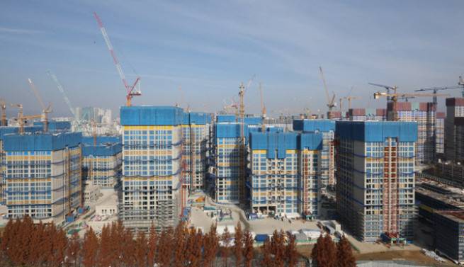 서울 시내 일대 아파트 공사 현장.(연합뉴스)