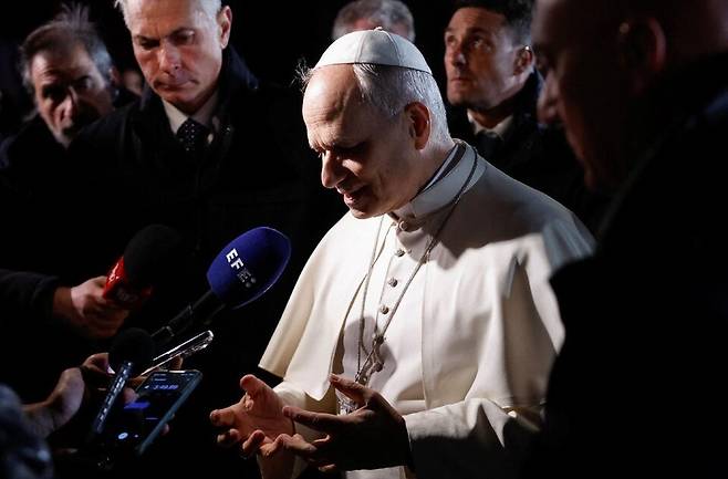 교황은 지속적으로 전쟁을 중단하라는 메시지를 내고 있다. 사진 출처 바티칸뉴스