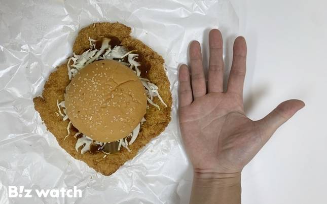 롯데리아의 반등의 신호탄이 된 K왕돈까스버거/사진=비즈워치