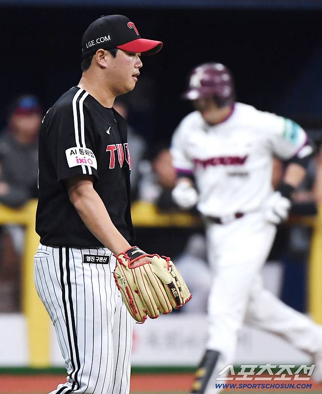 함덕주의 아쉬워하는 모습