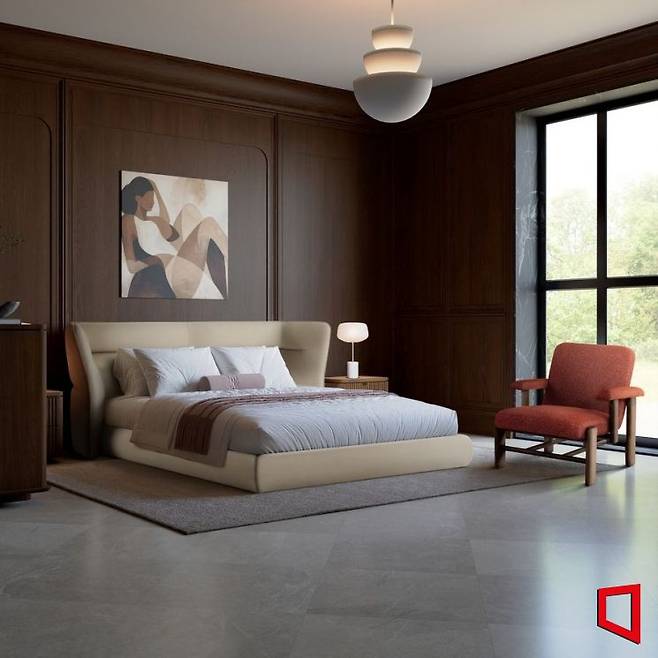 까사미아 디자이너스 컬렉션 '아우로라' 베드룸 시리즈. 신세계까사