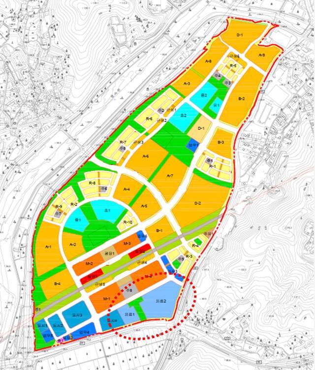 남양주시 진접 2지구 의료용지 위치도. 남양주시 제공