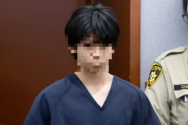 라스베이거스 사립학교에서 동급 남학생을 집단 성폭행한 혐의를 받는 한인 남학생 김모군. /사진=라스베이거스 리뷰저널 갈무리