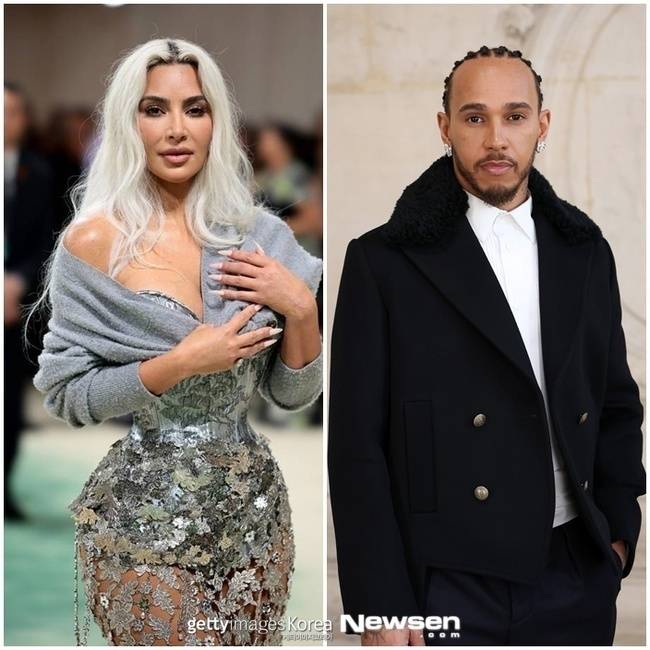 킴 카다시안, 루이스 해밀턴