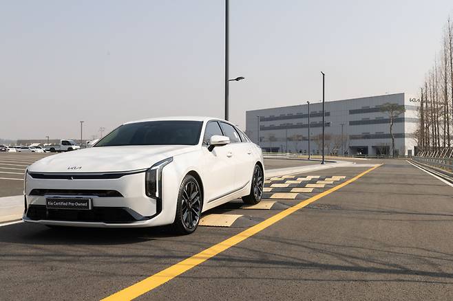 기아 인증중고차 센터 평택 직영점의전용 시승 트랙./사진: 기아 제공