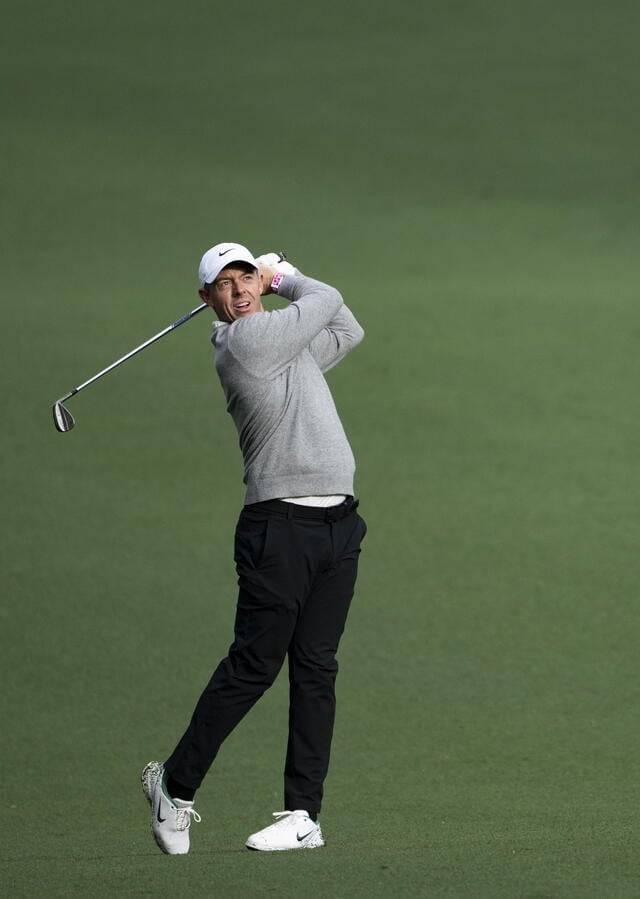 로리 매킬로이가 8일(한국시간) 미국 조지아주 오거스타내셔널GC에서 연습라운드를 하고 있다. /마스터스 조직위원회 제공