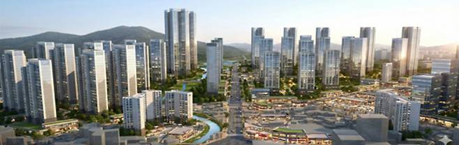 해운대지구 기본 계획 조감도. 부산시 제공