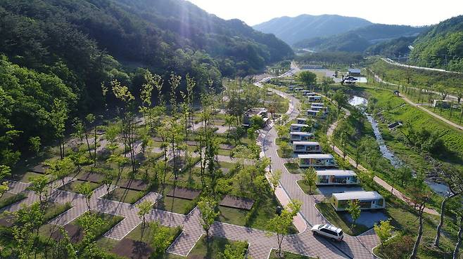 영주호 오토캠핑장 전경 ⓒ영주시 제공