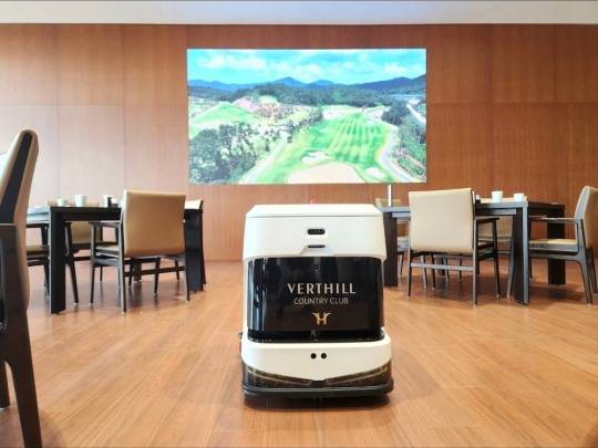 라이노스 청소로봇 ‘휠리’. /사진=라이노스