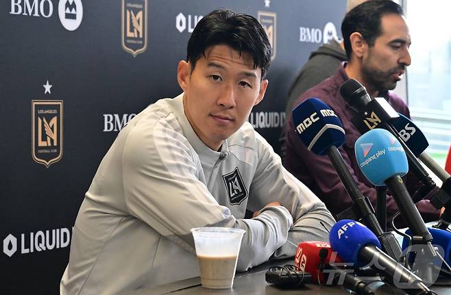 LA FC의 손흥민 ⓒ AFP=뉴스1