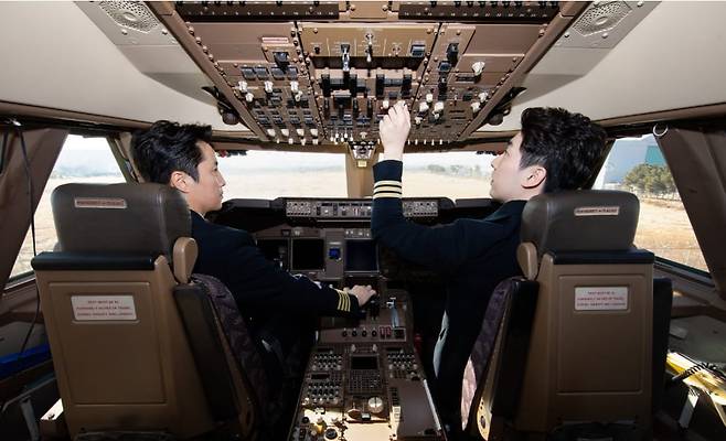 대한항공 조종사 모습. /대한항공 제공