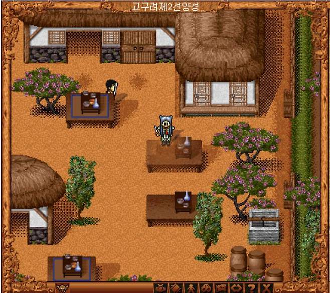 바람의 나라 초창기 플레이 화면