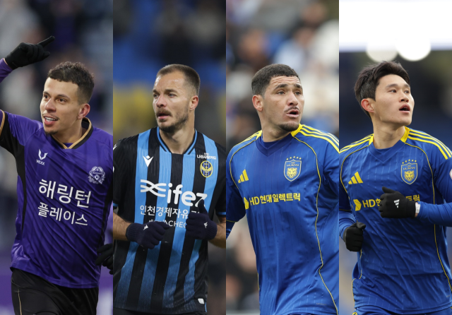 마테우스-무고사-야고-이동경(왼쪽부터)./프로축구연맹