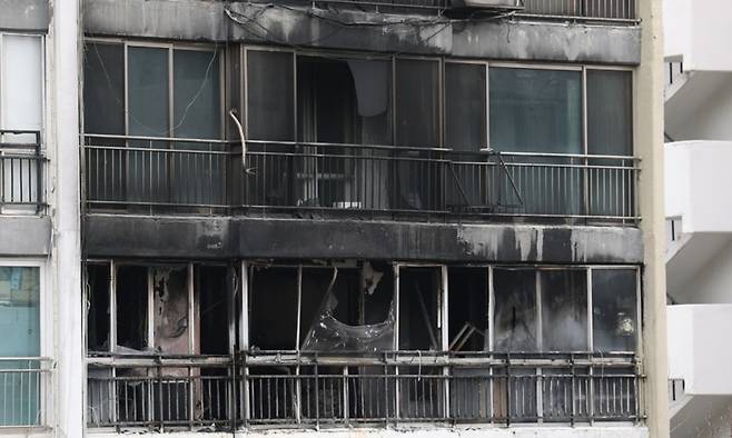 아파트 화재. 연합뉴스