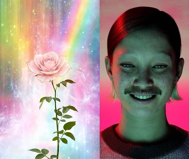 (왼) 이수경, 〈오, 장미여!〉, 2026, 단채널 영상, 192시간(반복재생) / (오) 양아치, 〈유령〉, 2026, 2채널 영상, 35분 02초(반복재생)