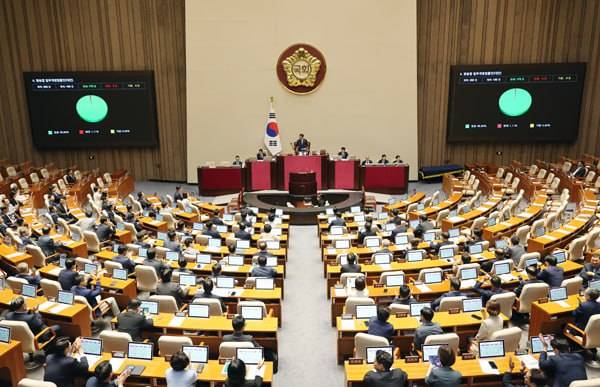 ▲본회의장 모습(기사 내용과 무관한 사진입니다). ⓒ연합뉴스