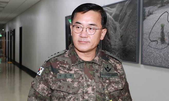 여인형 전 국군방첩사령관. 국회사진기자단