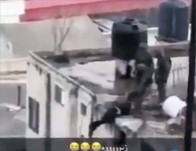 이재명 대통령 X이스라엘 군이 2024년 9월 팔레스타인인 시신을 건물 옥상에서 밀어 떨어뜨리는 영상. 이재명 대통령은 10일 자신의 X(옛 트위터)에 이 영상을 올렸다.