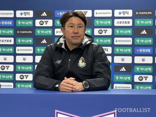 김도균 서울이랜드 감독. 김희준 기자