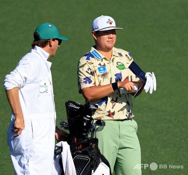 2026년 남자골프 메이저 대회 마스터스 토너먼트에 출전한 미국프로골프(PGA) 투어 멤버 임성재 프로가 2라운드에서 경기하는 모습이다. 사진제공=ⓒAFPBBNews = News1 (사진을 무단으로 사용하지 마십시오.)