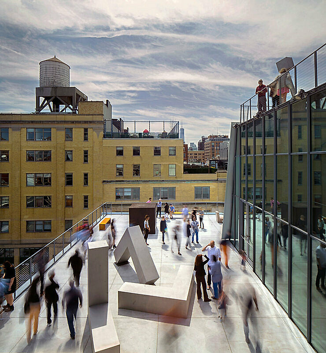 현대차 커미션이 설치되는 테라스. ©Whitney Museum of American Art