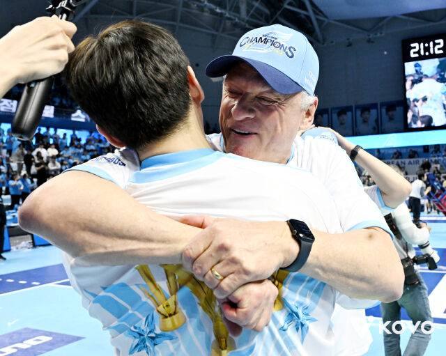 대한항공 헤난 달 조토 감독./KOVO