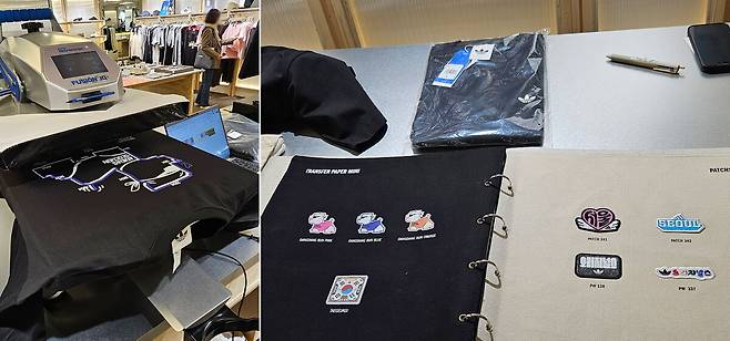 고객이 참여해 제품을 완성할 수 있는 ‘메이드 포 유(Made for You)’ 존. 박윤희 기자