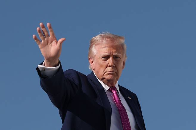 도널드 트럼프 미국 대통령. AFP연합뉴스