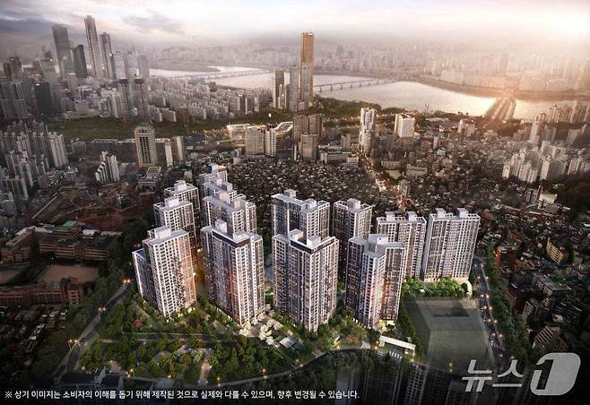 라클라체자이드파인 예상 조감도 (GS건설 제공) 뉴스1ⓒ news1