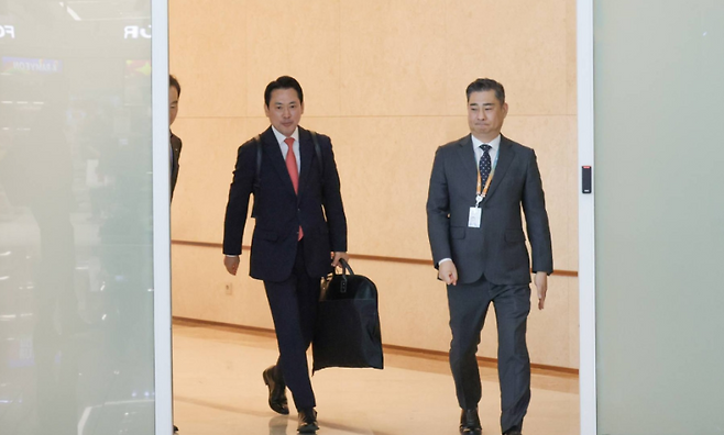 장동혁 대표가 11일 미국 방문을 위해 출국하고 있다. (본인 페이스북)