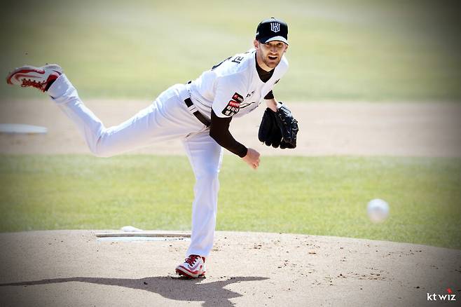 ▲ 케일럽 보쉴리 ⓒKT 위즈