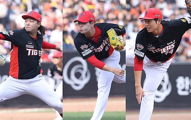KIA 김범수 성영탁 이태양. KIA구단 제공