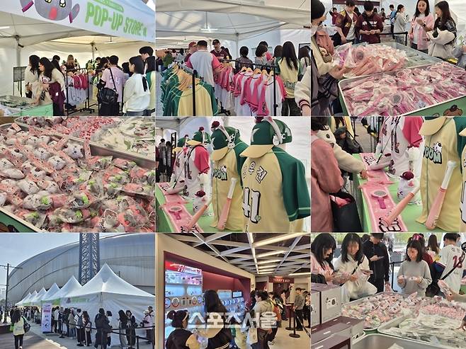 ‘키움 X 춘배와 친구들’의 팝업 스토어가 열린 첫 날부터 새벽 오픈런이 이어지고 있다. 글·사진 | 표권향 기자 gioia@sportsseoul.com