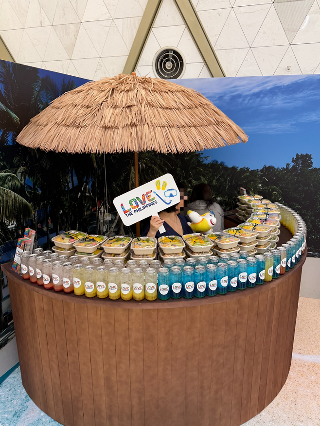 서울 롯데면세점 명동 본점 12층에서 만날 수 있는 ‘필리핀 관광부 팝업 스토어’ / 사진= 권효정 여행+ 기자