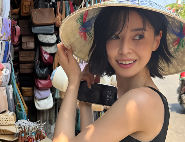 배우 권나라가 베트남 호이안에서 한가로운 일상을 즐겼다./권나라 소셜미디어