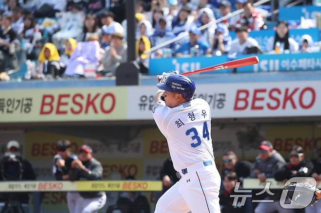 삼성 라이온즈 최형우는 KBO리그 통산 안타 2위에 올라있다. 2026.3.22 ⓒ 뉴스1 공정식 기자