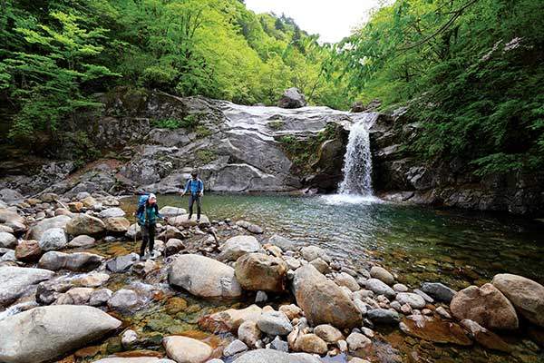 지리산 칠선계곡 칠선폭포.
