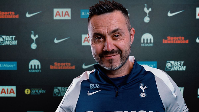 로베르토 데제르비 토트넘 감독. 토트넘 인스타그램 캡처