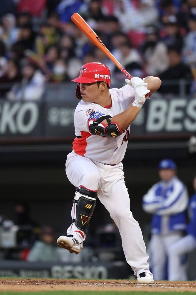 ▲ 박상준의 콜업은 2군에서 좋은 활약을 하는 선수는 언제든지 1군에 부를 수 있다는 이범호 감독의 메시지를 그대로 증명해 보였다 ⓒKIA타이거즈