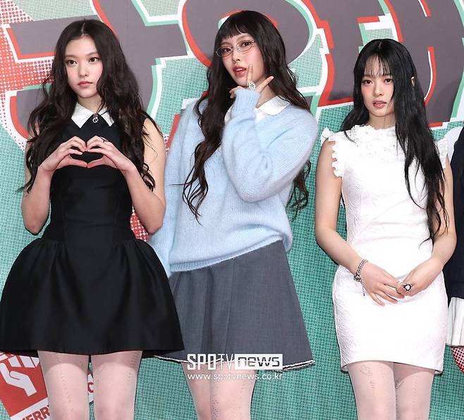 ▲ 해린, 혜인, 하니(왼쪽부터). ⓒ곽혜미 기자