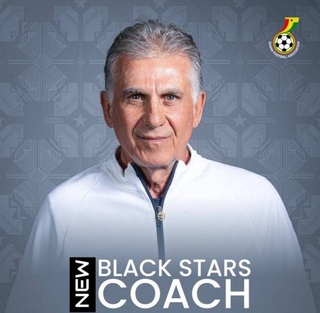 ▲ 가나축구협회가 2026 국제축구연맹(FIFA) 북중미 월드컵을 향한 승부수로 ‘경험’을 택했다. 세계 각국 대표팀을 두루 거친 백전노장 지도자 카를로스 케이로스에게 지휘봉을 맡겼다. 케이로스가 이번에 맡게 될 가나 대표팀은 그의 개인 통산 여덟 번째 국가대표팀이다.